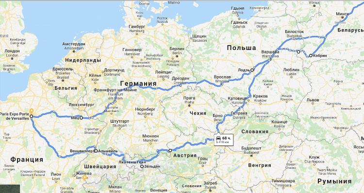 Автобус гамбург калининград